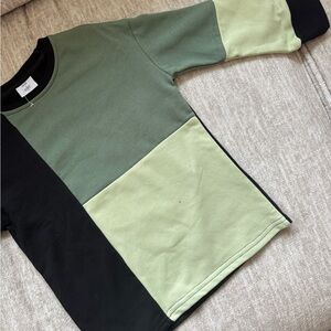 Kids Color Block Long Sleeve Shirt